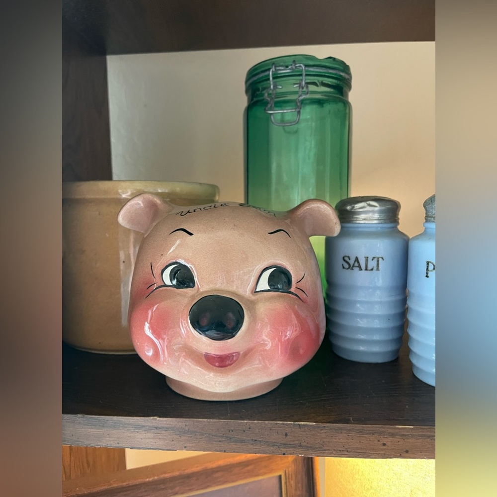 RARE VINTAGE DEFOREST Of CAL. PIGGY BANK For Uncle Sam Collectible